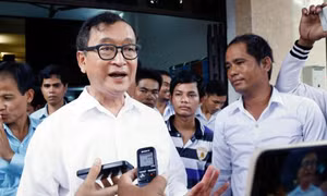Tòa phúc thẩm Campuchia phán quyết y án đối với cựu Chủ tịch đảng đối lập Sam Rainsy
