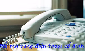 Đổi mã vùng điện thoại cố định đồng loạt trong danh bạ đối với mạng Vinaphone 