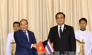 Thủ tướng Nguyễn Xuân Phúc dự lễ đón, hội đàm với Thủ tướng Thái Lan
