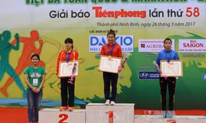 Bình Phước nhất toàn đoàn Giải Việt dã báo Tiền phong năm 2017