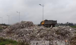 Thanh Hóa: Đổ trộm 'núi rác' dọc đại lộ nghìn tỷ