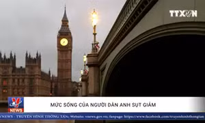 Mức sống của người dân Anh sụt giảm