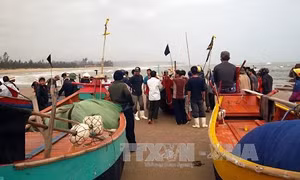 Bốn ngư dân mất tích khi đang khai thác trên biển