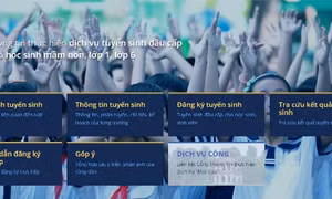Phụ huynh thảnh thơi với đăng ký đầu cấp trực tuyến