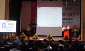 Hội thi báo cáo viên giỏi tỉnh Nam Định năm 2017