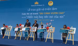 Quảng bá hình ảnh đất nước qua tranh của học sinh tiểu học