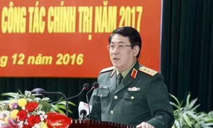 Thượng tướng Lương Cường thăm, chúc Tết Đoàn An ninh 3