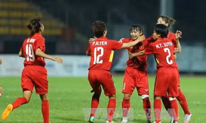 SEA Games 29: Chiến thắng đội chủ nhà 6-0, bóng đá nữ Việt Nam đăng quang vô địch