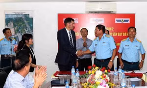 Bàn giao đất sạch trong khu vực xử lý ô nhiễm dioxin tại sân bay Đà Nẵng