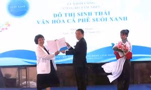 Đắk Lắk khởi công dự án Đô thị sinh thái văn hóa cà phê Suối xanh