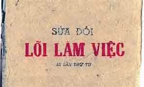 Sửa đổi lối làm việc - Những vấn đề lý luận và thực tiễn