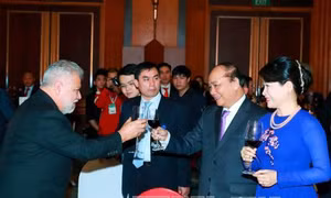 Thủ tướng chủ trì chiêu đãi Đoàn Ngoại giao nhân dịp Tết Đinh Dậu 2017