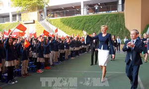 Phu nhân Tổng thống Ba Lan thăm Trường Marie Curie, Hà Nội