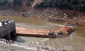 Phát điện thành công Tổ máy số 2 công trình Thủy điện Trung Sơn 