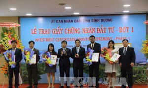 Bình Dương thu hút đầu tư nước ngoài tiếp tục đứng đầu cả nước