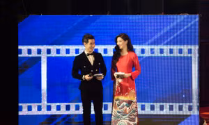 MC Nguyên Khang hội ngộ 'Song Linh' tại LHP lần thứ 20