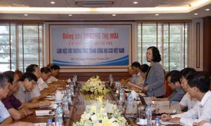 Trưởng Ban Dân vận Trung ương làm việc với Trung ương Hội Cựu chiến binh 