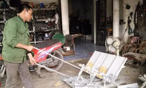 Sáng chế máy hỗ trợ nông dân việc đồng áng 