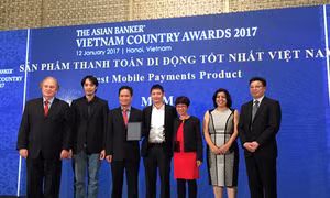MoMo đạt giải thưởng sản phẩm thanh toán di động tốt nhất Việt Nam 2017