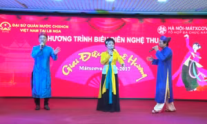 Ấm áp giai điệu quê hương ở xứ sở bạch dương