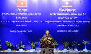 Thắt chặt tình hữu nghị truyền thống tốt đẹp và đoàn kết đặc biệt Việt - Lào