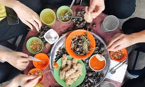 Khoái khẩu với món ốc luộc ngày đông