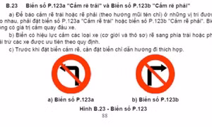 Ô tô được phép quay đầu tại vị trí biển báo cấm rẽ trái?
