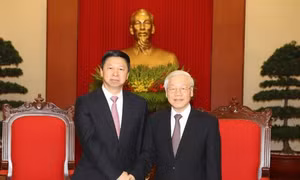 Tổng Bí thư Nguyễn Phú Trọng tiếp Đặc phái viên của Tổng Bí thư Trung Quốc 
