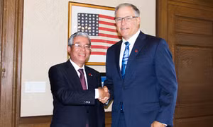 Đại sứ Việt Nam tại Hoa Kỳ thăm làm việc tại bang Washington 