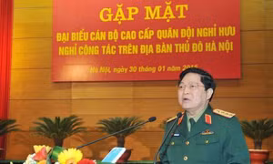 Gặp mặt gần 700 tướng lĩnh, cán bộ cao cấp Quân đội về hưu