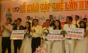  Lễ cưới tập thể cho người lao động nghèo
