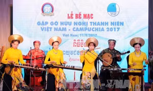 Bế mạc Gặp gỡ hữu nghị thanh niên Việt Nam - Campuchia 
