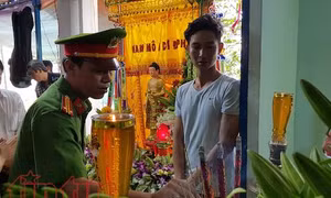 Thăng hàm trước niên hạn cho chiến sỹ phòng cháy chữa cháy hy sinh 