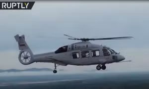Trực thăng mới nhất của Nga lần đầu quần thảo bầu trời