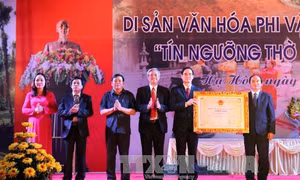 'Tín ngưỡng Thờ mẫu Âu Cơ' là di sản văn hóa phi vật thể quốc gia 