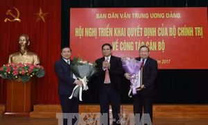 Triển khai Quyết định của Bộ Chính trị về công tác cán bộ