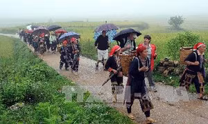 Lượng du khách lên Sa Pa tăng đột biến dịp cuối tuần