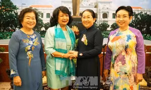 Lãnh đạo TP Hồ Chí Minh tiếp Chủ tịch Hội nghị Thượng đỉnh phụ nữ toàn cầu