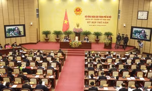 HĐND Hà Nội: 'Nóng' vấn đề trật tự xây dựng, lấn chiếm vỉa hè