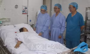 Cấp cứu thành công ca bệnh có khối u nhầy nhĩ trái kích thước lớn hiếm gặp