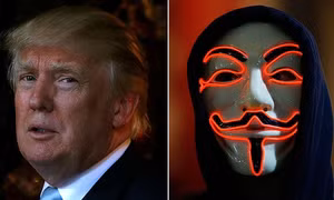Nhóm tin tặc nổi tiếng thế giới phát cảnh báo cứng rắn đối với ông Trump