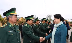 Chủ tịch Quốc hội thăm và làm việc tại tỉnh Lai Châu