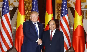 Thủ tướng Nguyễn Xuân Phúc hội kiến Tổng thống Hoa Kỳ Donald Trump