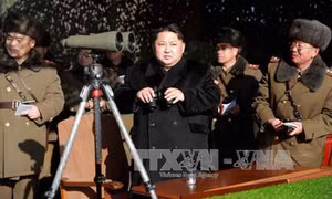 Ông Kim Jong-un thăm đảo tiền tuyến, cảnh báo tấn công Hàn Quốc