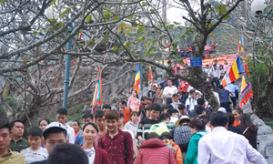 Hàng nghìn người đổ về núi thiêng Yên Tử dự khai hội 2017