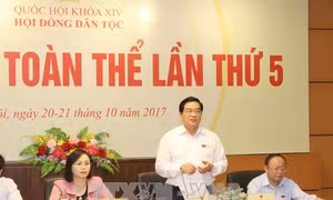 Phiên họp toàn thể lần thứ 5 Hội đồng Dân tộc của Quốc hội