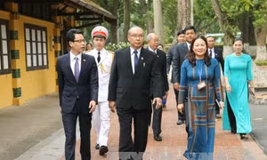 Chủ tịch Thượng viện Myanmar kết thúc chuyến thăm chính thức Việt Nam