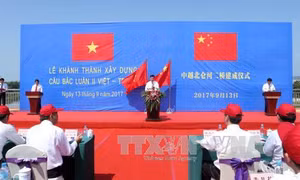Quảng Ninh: Khánh thành cầu Bắc Luân II Việt - Trung 