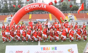 Khai mạc Khóa tập huấn 'Trại hè Bóng đá Thiếu niên Toyota 2017'