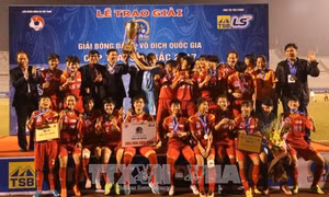 Đội Thành phố Hồ Chí Minh 1 vô địch Giải bóng đá nữ vô địch quốc gia 